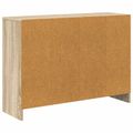 vidaXL Servírovacia skriňa Sonoma dub 88,5 x 27,5 x 63,5 cm