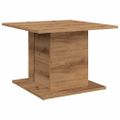 vidaXL Konferenčný stolík dub artisan 55,5x55,5x40 cm kompozitné drevo