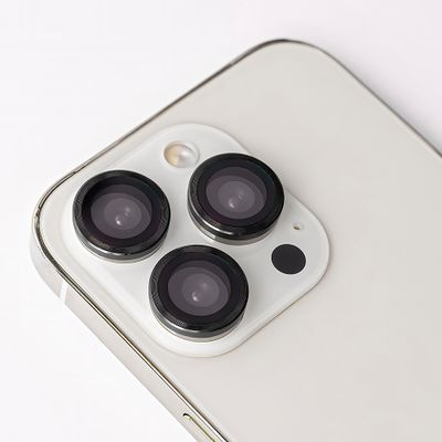 Set of lens glasses for iPhone 17 Air black frame