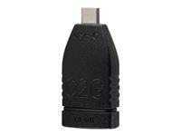 Video adaptér - USB-C s piny (male) do HDMI se zdířkami (female) - černá - podporuje 4K
