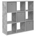 vidaXL Servírovacia skriňa Betónová šedá 102 x 31 x 99,5 cm