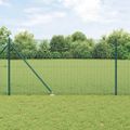 vidaXL Zváraný drôtový plot s hrotmi 50 x 1,4 m Oceľ s PVC povrchom
