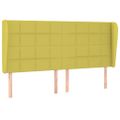 vidaXL Boxspring posteľ s matracom zelená 200x200 cm látka