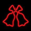 Neon LED CHRISTMAS BELLS red FLNE17 Forever Light