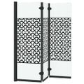 vidaXL Zábrana sprchy Čierna a priehľadná 130 x 130 cm tvrdené sklo