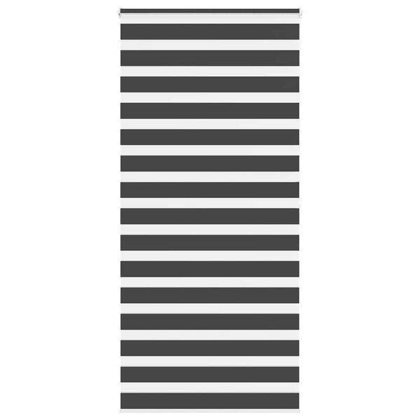vidaXL Zebra roleta čierna 100x200 cm šírka látky 95,9 cm polyester