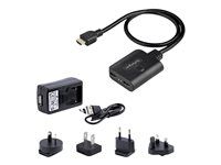20in (50cm) Vstavaný HDMI kábel, napájaný cez USB alebo priložený napájací zdroj (HDMI-SPLITTER-4K60UP) - Rozdeľovač video/audio - desktop