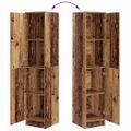 vidaXL Highboard Staré drevo 35 x 39 x 168 cm