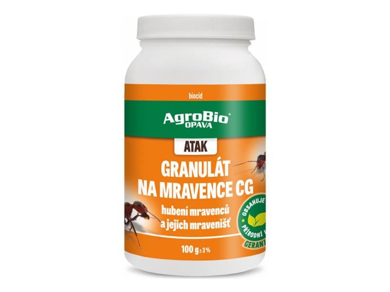 Granule proti mravcom AGROBIO Atak CG 100g