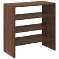 vidaXL Stojany na topánky 2 ks stohovateľné hnedý dub 60x30x30,5 cm