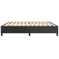 vidaXL Posteľný rám s boxspringom čierny 200x200 cm umelá koža