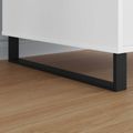 vidaXL Nohy nábytku 2 ks Čierna 546 x 40,5 x 100 mm Železo