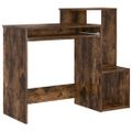 vidaXL Stôl Dymová dub 106 x 41 x 88.5 cm Kompozitné drevo