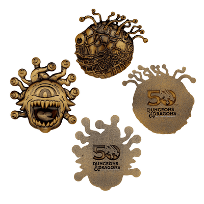 Sada medailónov Dungeons and Dragons 50. výročie - Beholder Set (2 ks)