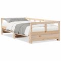 vidaXL Denná posteľ s matracom 90x200 cm masívna borovica