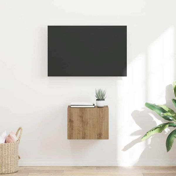 vidaXL TV nástenná skriňa Nástenný Remeselnícky dub 39 x 31 x 29,5 cm