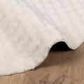 vidaXL Kusové koberce Okrúhly SIROLO Béžová Ø 120 CM Polyester
