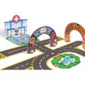 Crazy Motors Mesto (Obrovské Puzzl'Up puzzle 28 + 6 ks)