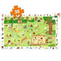 Objavovacie puzzle Záhradka malých priateľov 35 ks