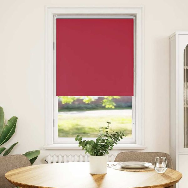vidaXL Roleta Zatemnenie červená 70x150cm Šírka látky 65,7cm Polyester