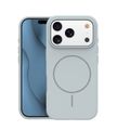 Silikónové tenké Mag puzdro pre iPhone 17 Pro Max 6,9" / iPhone 18 Pro Max 6,9" strieborné
