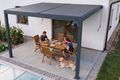 Bioklimatická pergola G21 Trenton Premium 4x4 m, antracitová hliníková