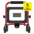 LED reflektor ELION 30W, červeno-čierny, IP65, 4800 lm, neutrálna biela