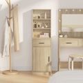 vidaXL Highboard Sonoma dub 41 x 40 x 135 cm Kompozitné drevo