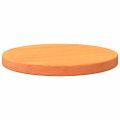 vidaXL Stolová doska okrúhla voskovohnedá Ø30x2,5 cm borovicový masív