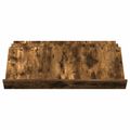 vidaXL Regál na časopisy Dymová dub 90 x 53 x 28,5 cm Kompozitné drevo