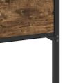 vidaXL Posteľný rám bez matraca dymový dub 80x200 cm kompozitné drevo
