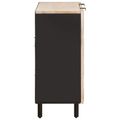 vidaXL Servírovacia skriňa Biele umývanie dokončenie 90 x 33 x 75 cm