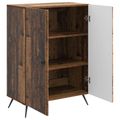 vidaXL Servírovacia skriňa Staré drevo 66 x 34,5 x 90 cm