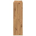 vidaXL Deliaca stena dub artisian 100x33x115 cm kompozitné drevo