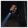 LED ručné kovové svietidlo, 500 lm, 4× AAA, fokus