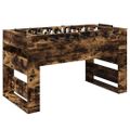 vidaXL Stolný futbal Údený Dub 146,5 x 74 x 85 cm Kompozitné drevo
