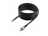 Startech USB-C na RJ9 adaptér pre telefónne slúchadlo v kancelárii alebo drôtový/bezdrôtový headset, použitie existujúceho pevného telefónneho zariadenia, 6 ft/1,8 m, pre laptop/desktop počítač/mobil - Adaptér na slúchadlá - USB-C s pinmi (samec) na RJ-9 s pinmi (samec) - 1,8 m - čierna - napájanie z USB