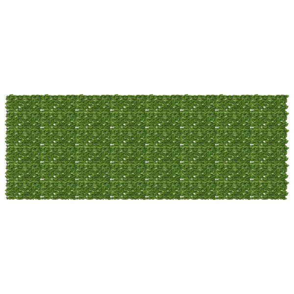 vidaXL Balkónový plôtik s listami Zelená a žltá 400 x 150 cm