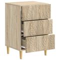 vidaXL Nočný stolík Dub sonoma 43 x 39,5 x 66,5 cm Kompozitné drevo