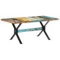 vidaXL Jedálenský stôl 180x90x76 cm, recyklovaný masív
