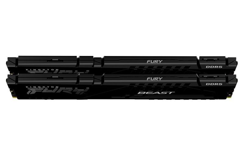 Kingston FURY Beast/DDR5/16GB/5200MHz/CL40/2x8GB/Black Operacní pamet, DDR5, 16GB (2x 8GB kit), 5200MHz, DIMM, CL40