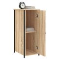 vidaXL Nočné stolíky 2 ks dub sonoma 32x42x80 cm kompozitné drevo