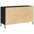 vidaXL Servírovacia skriňa Čierny dub 100 x 36 x 60 cm