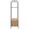 vidaXL Vešiak na oblečenie Hnedý dub 100 x 44 x 160 cm