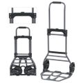 vidaXL Skladací ručný vozík hliníkový 130 kg