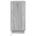 vidaXL LED komoda Sivá sonoma 71 x 34,5 x 75 cm Kompozitné drevo
