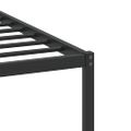 vidaXL Posteľný rám bez matraca hnedý dub 90x200 cm kompozitné drevo