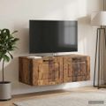 vidaXL Nástenná TV skrinka Nástenný Staré drevo 78,5 x 41 x 30 cm