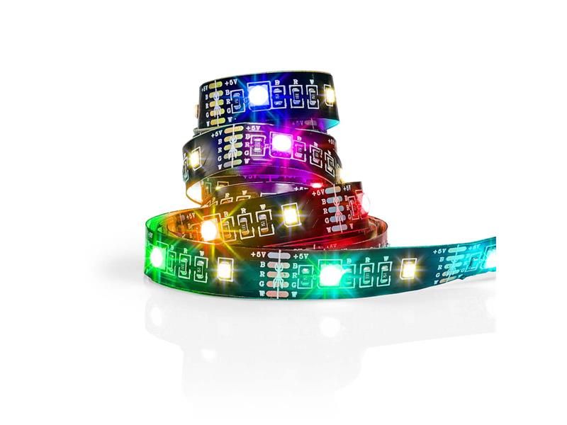 Smart LED pásik pre TV 5V 60LED/m IP20 4W RGB NEDIS BTLS20RGBW 2m Bluetooth Tuya