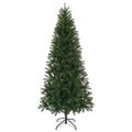 vidaXL Umelý vianočný stromček Zelená 210 cm PVC, PE a oceľ